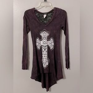 Rue21 Cotton and Lace Purple
